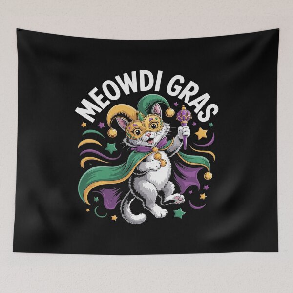 Item preview, Mardi Gras Cat Men Women Kids designed and sold by catsdothingz.