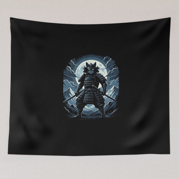 Item preview, Shadow Samurai Cat designed and sold by SWEET-TINAPAY.