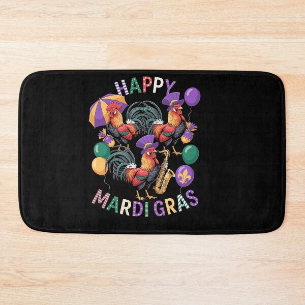 Item preview, Mardi Gras Chicken Funny Outfit Farming Men Women Kids designed and sold by catsdothingz.