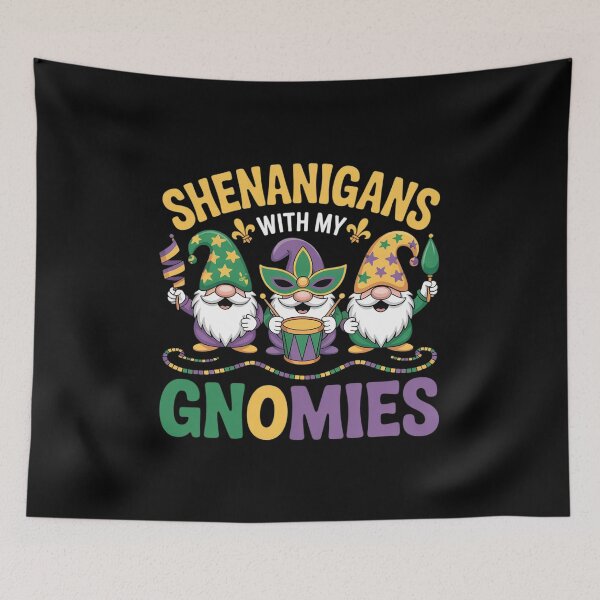 Item preview, Mardi Gras gnomes leopard Carnival New Orleans Trip women designed and sold by catsdothingz.
