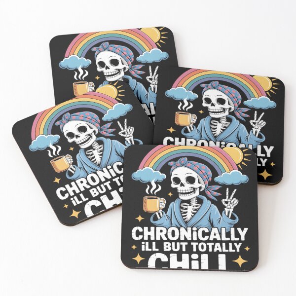Item preview, Chronically ill Skeleton Invisible Illness Chronic Pain MS designed and sold by tkhrbika.