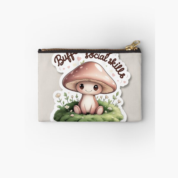 Item preview, Buffering my sovical skills | cute Mashroom | winter  designed and sold by Classy-Artist.