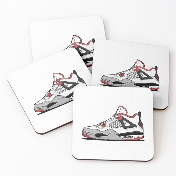 Item preview, White Red Basketball Sneaker Illustration – Classic High-Top Streetwear Shoe Art designed and sold by 212sneakers.