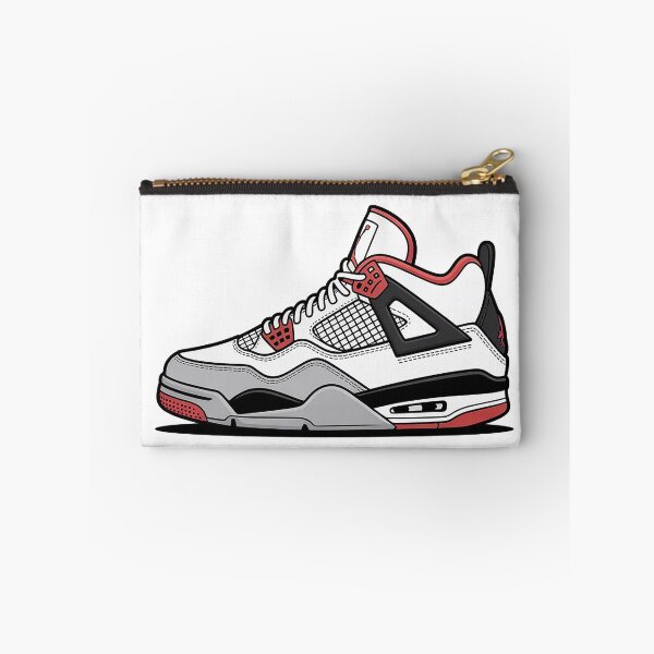Item preview, White Red Basketball Sneaker Illustration – Classic High-Top Streetwear Shoe Art designed and sold by 212sneakers.