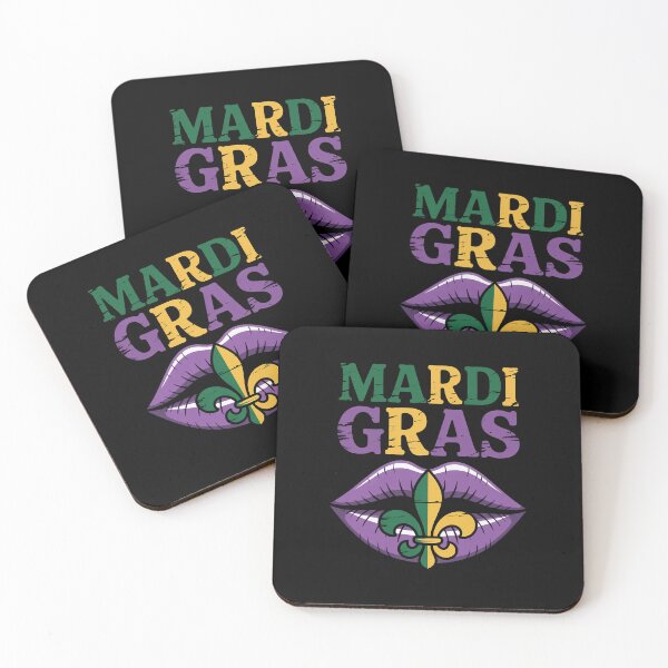 Item preview, Mardi Gras Jester Hat Purple Lips Funny Mardi Gras designed and sold by catsdothingz.