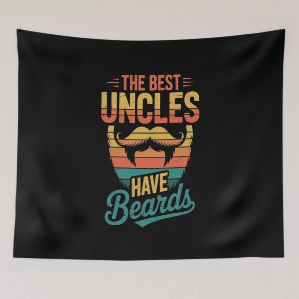Item preview, The Best Uncles Have Beards Men Bearded Dad Beard Father designed and sold by Tatianamiobi.