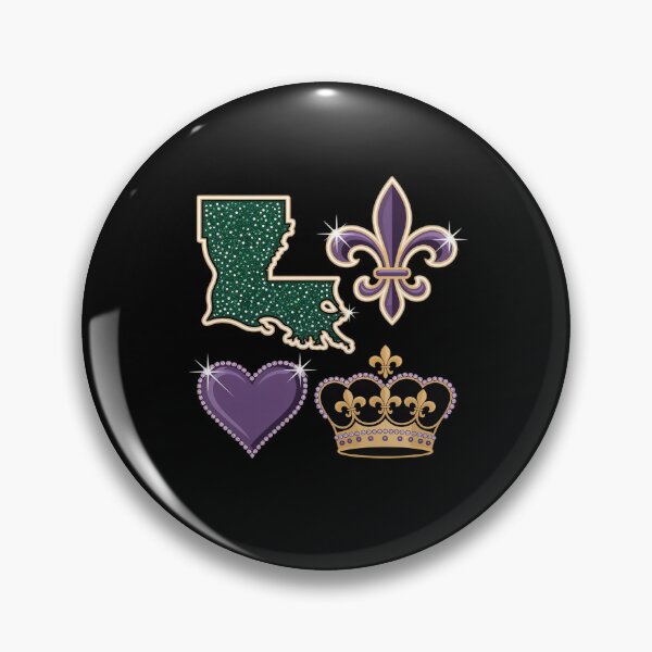 Item preview, Mardi Gras Love Party Beads Louisiana New Orleans Mardi Gras designed and sold by catsdothingz.