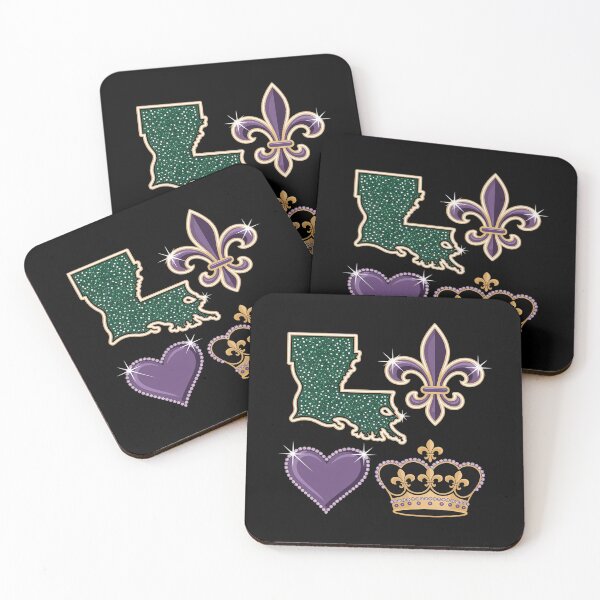 Item preview, Mardi Gras Love Party Beads Louisiana New Orleans Mardi Gras designed and sold by catsdothingz.