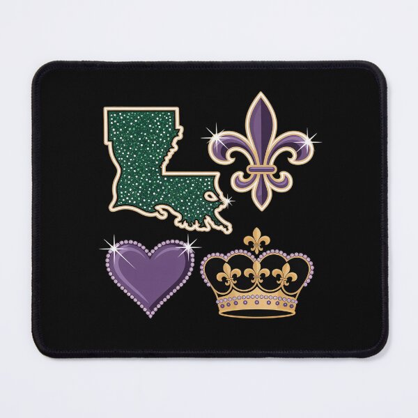 Item preview, Mardi Gras Love Party Beads Louisiana New Orleans Mardi Gras designed and sold by catsdothingz.
