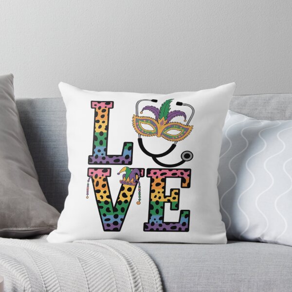 Item preview, Mardi Gras Nurse Mask Beads Mardi Gras Nuse Carnival designed and sold by catsdothingz.