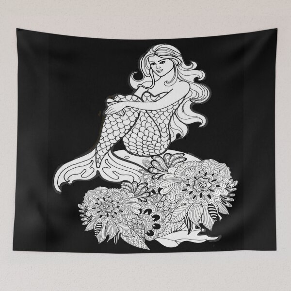 Item preview, Mermaid in the Sea designed and sold by ViaARTfactory.