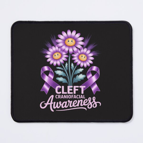 Item preview, Cleft Craniofacial Awareness Boho Floral Wear Purple In July designed and sold by tkhrbika.
