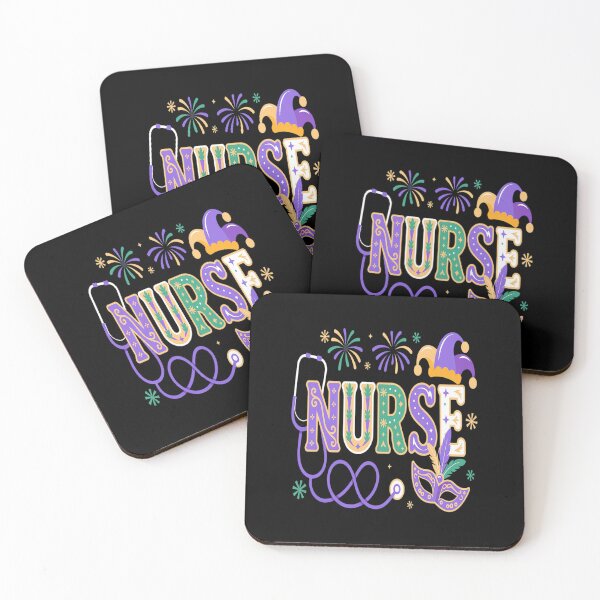 Item preview, Mardi Gras Nurse Costume Carnival Party RN Hospital designed and sold by catsdothingz.