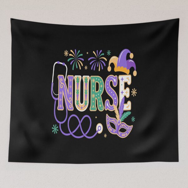 Item preview, Mardi Gras Nurse Costume Carnival Party RN Hospital designed and sold by catsdothingz.