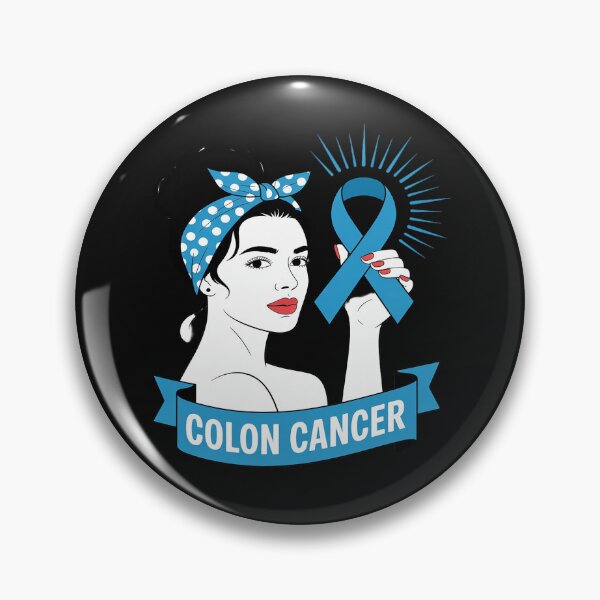 Item preview, Colon Cancer Awareness Warrior Blue Ribbon Colorectal designed and sold by tkhrbika.