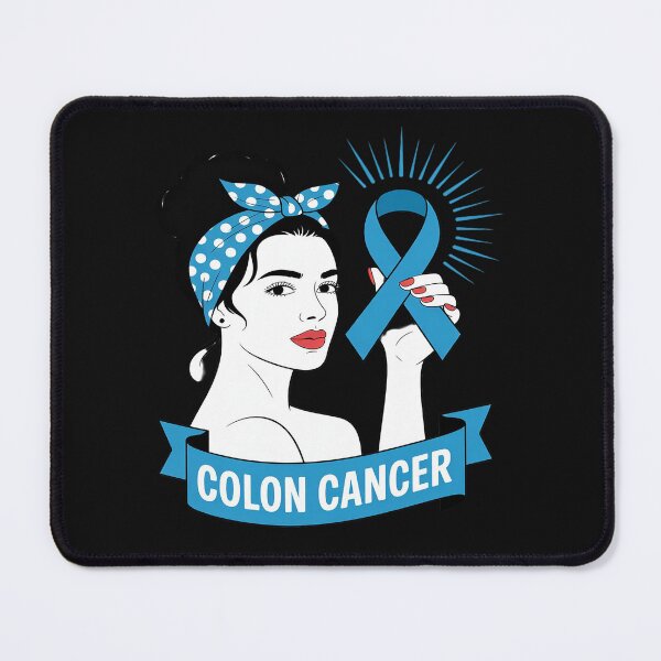 Item preview, Colon Cancer Awareness Warrior Blue Ribbon Colorectal designed and sold by tkhrbika.