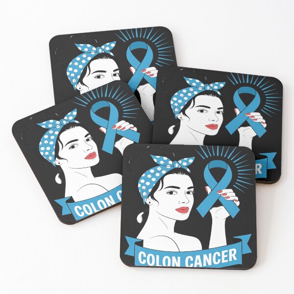 Item preview, Colon Cancer Awareness Warrior Blue Ribbon Colorectal designed and sold by tkhrbika.