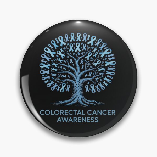 Item preview, Colorectal cancer Awareness Tree Ribbons designed and sold by tkhrbika.