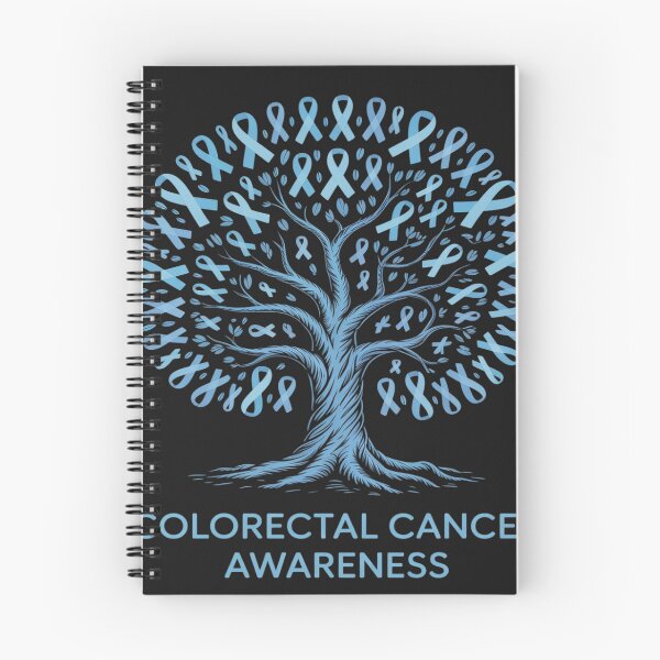 Item preview, Colorectal cancer Awareness Tree Ribbons designed and sold by tkhrbika.