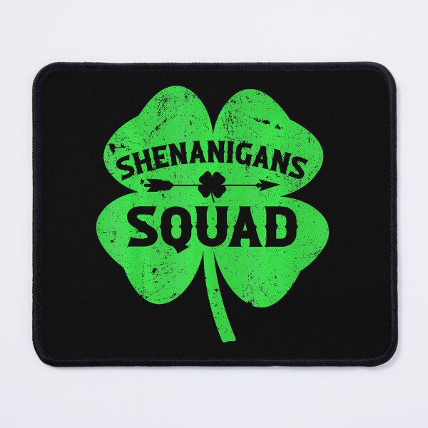 Item preview, Shenanigans Squad Happy Patricks Day Green Irish Shamrock designed and sold by SIGORDESIGN.