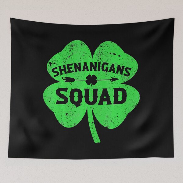 Item preview, Shenanigans Squad Happy Patricks Day Green Irish Shamrock  designed and sold by SIGORDESIGN.