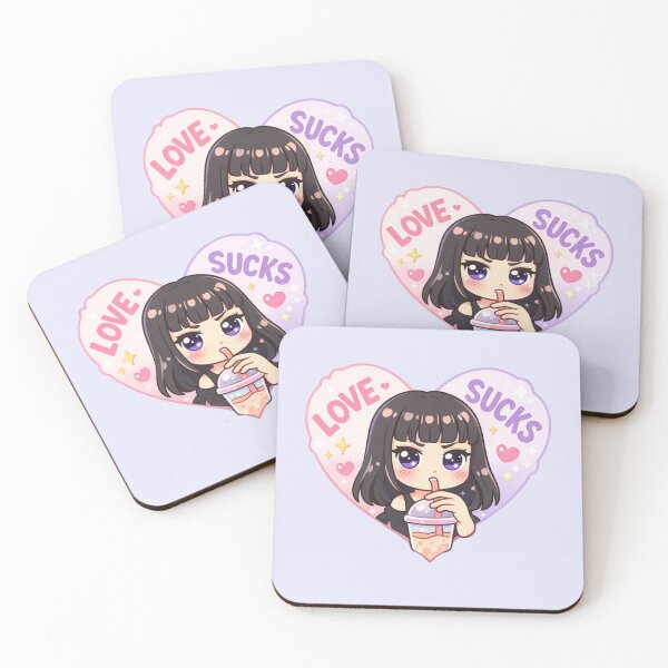 Item preview, Love Sucks | Anti-Love Valentine | manga | cute kawaii | by Nooby Draw designed and sold by NoobyDraw.