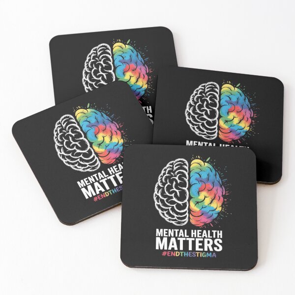 Item preview, End The Stigma Mental Health Matters Mental Health Awareness designed and sold by SIGORDESIGN.