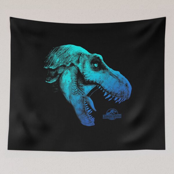 Item preview, Neon T Rex Dinosaur Head Glowing Dark Art Design designed and sold by ashereebrooks.