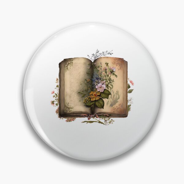 Item preview, Retro Floral Book designed and sold by DusyaIlyinishna.