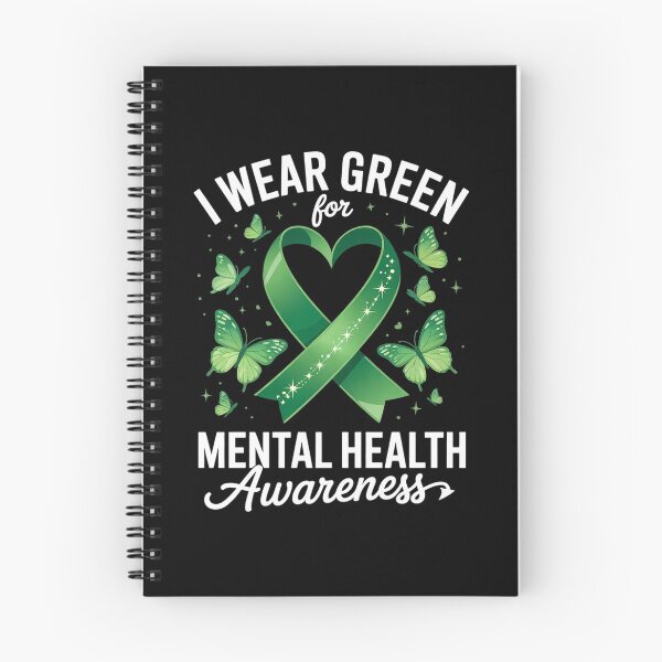 Item preview, I Wear Green For Mental Health Awareness Butterfly designed and sold by SIGORDESIGN.