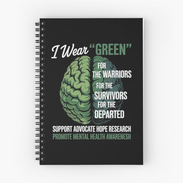 Item preview, I Wear Green For Mental Health Awareness Fight The Stigma designed and sold by SIGORDESIGN.