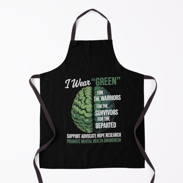 Item preview, I Wear Green For Mental Health Awareness Fight The Stigma designed and sold by SIGORDESIGN.