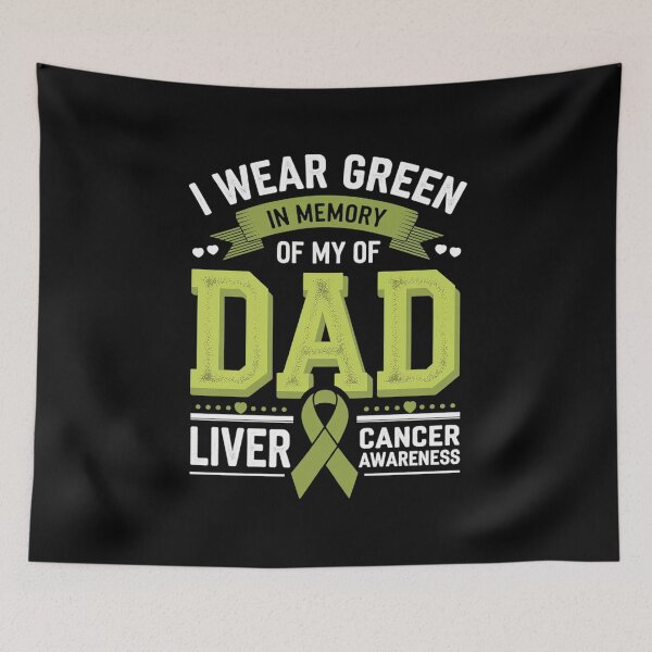 Item preview, I Wear Green In Memory Of My Dad Liver Cancer Awareness designed and sold by SIGORDESIGN.
