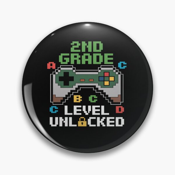Item preview, Controller 2nd Grade Level Unlocked Back to School Kids Boys designed and sold by Eskomeranola.
