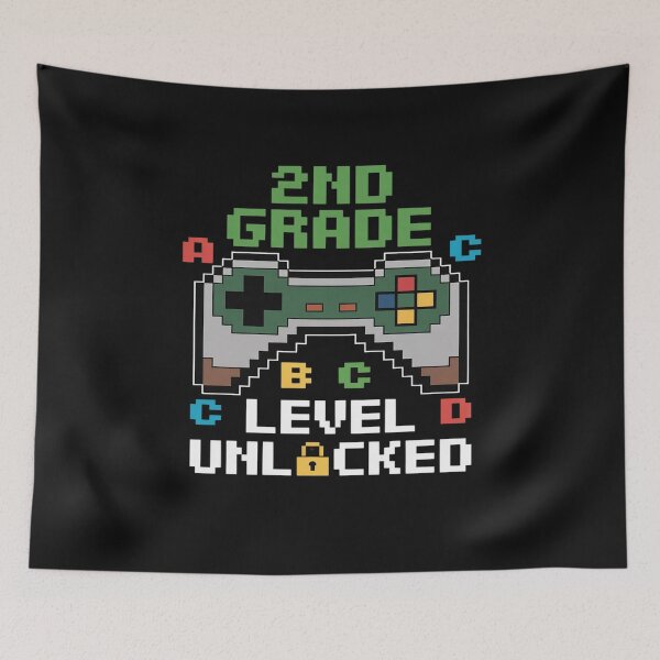 Item preview, Controller 2nd Grade Level Unlocked Back to School Kids Boys designed and sold by Eskomeranola.