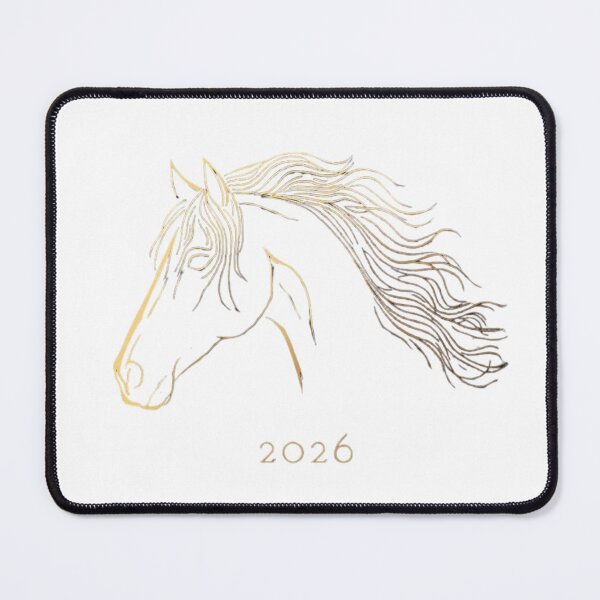 Item preview, 2026 Year of the Fire Horse Minimalist Art designed and sold by sa-prints.