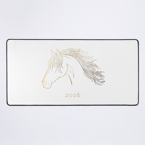 Item preview, 2026 Year of the Fire Horse Minimalist Art designed and sold by sa-prints.