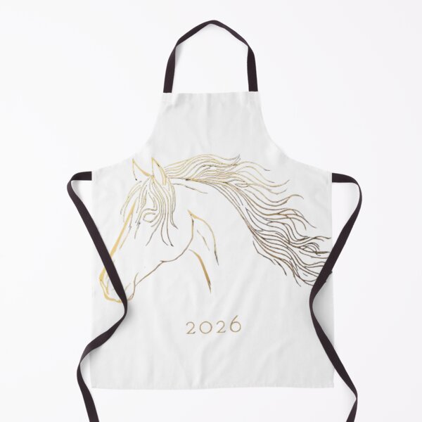 Item preview, 2026 Year of the Fire Horse Minimalist Art designed and sold by sa-prints.