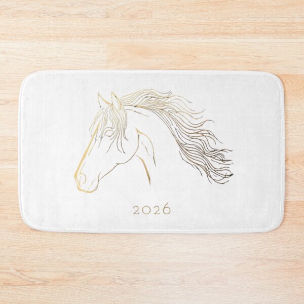 Item preview, 2026 Year of the Fire Horse Minimalist Art designed and sold by sa-prints.