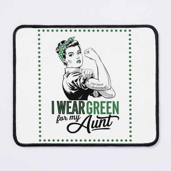 Item preview, I Wear Green For My Aunt Liver Cancer Awareness designed and sold by SIGORDESIGN.