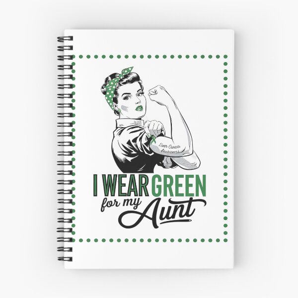 Item preview, I Wear Green For My Aunt Liver Cancer Awareness designed and sold by SIGORDESIGN.