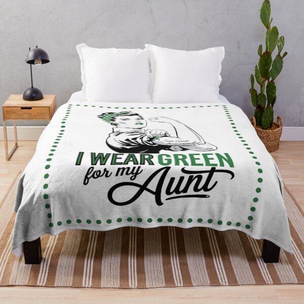 Item preview, I Wear Green For My Aunt Liver Cancer Awareness designed and sold by SIGORDESIGN.