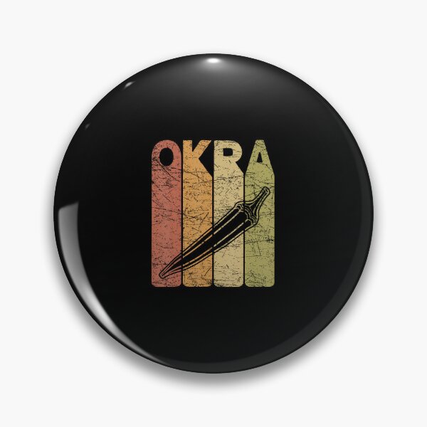 Item preview, Okra Vintage Okra Vegetable Farmer Retro Okra designed and sold by knjisapueyesq.