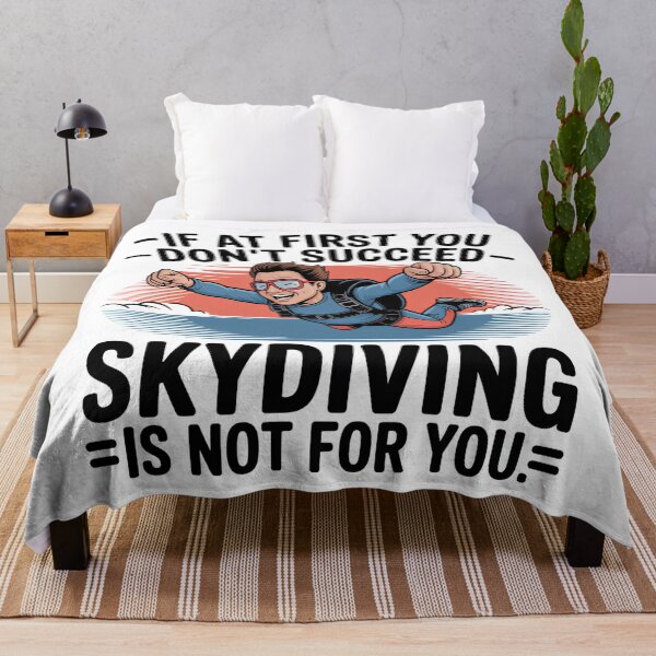 Item preview, If You Don’t Succeed Skip Skydiving designed and sold by Blok45.