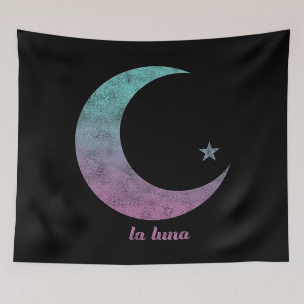 Item preview, La Luna Crescent Moon Dreamy Night Art Design designed and sold by ezrachaex.
