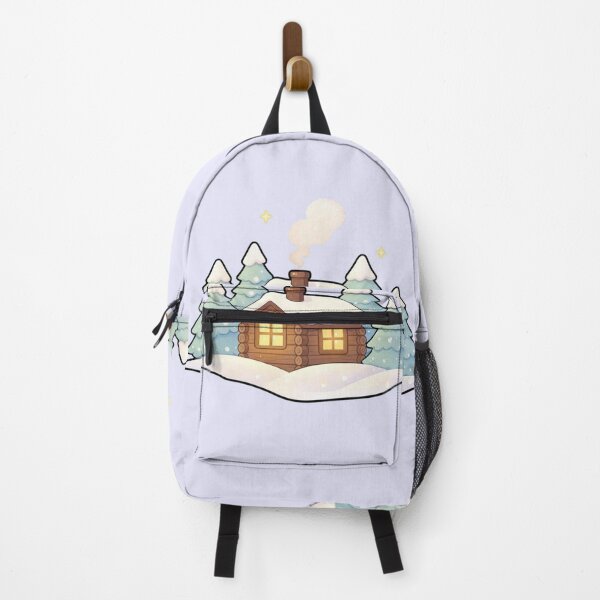 Item preview, Minimal Scandinavian Winter Cabin Christmas Illustration | manga | cute kawaii | by Nooby Draw designed and sold by NoobyDraw.