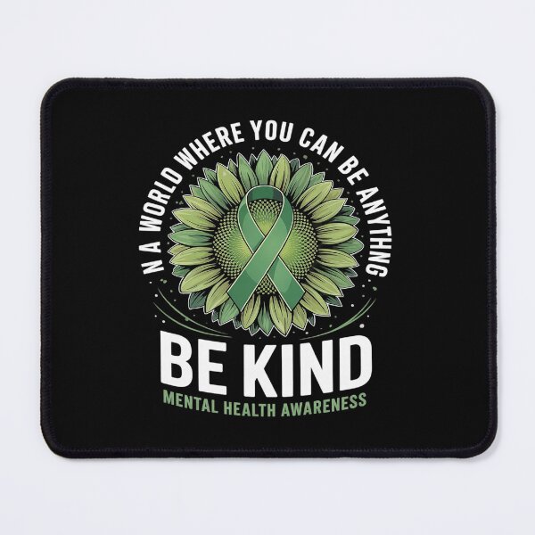Item preview, Be Kind Green Ribbon Sunflower Mental Health Awareness designed and sold by SIGORDESIGN.