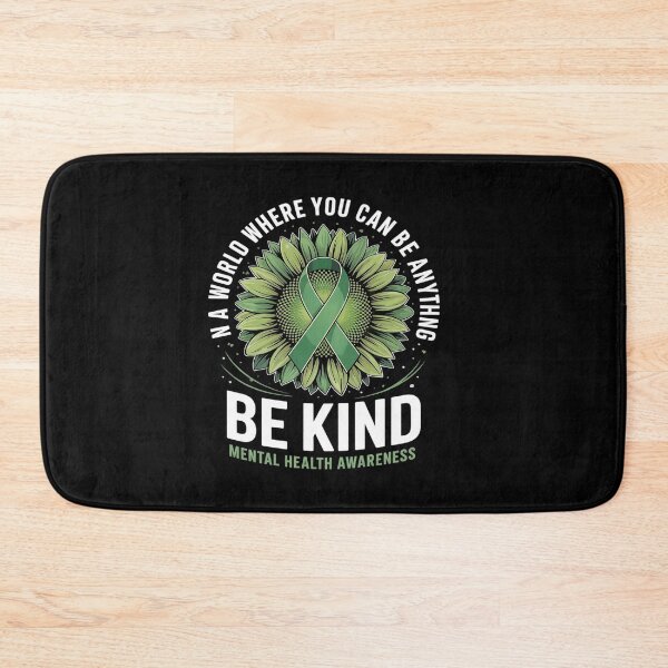 Item preview, Be Kind Green Ribbon Sunflower Mental Health Awareness designed and sold by SIGORDESIGN.