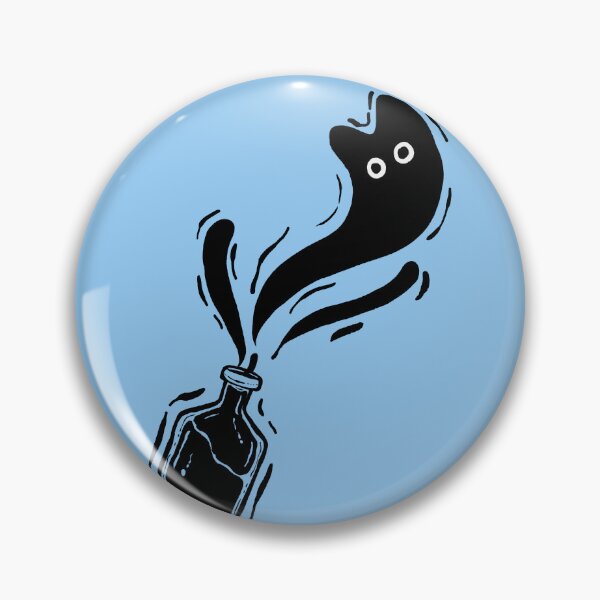 Item preview, Cat in a Bottle Inking designed and sold by PlainMaddiShop.
