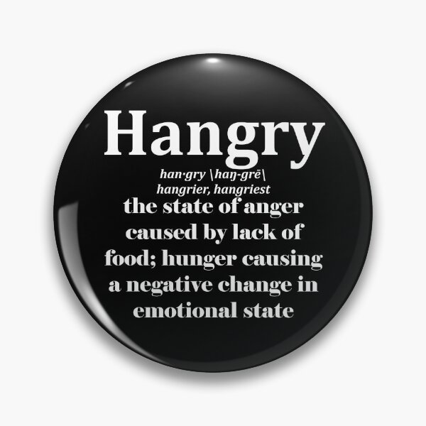 Item preview, Hangry - White Text designed and sold by Bamb00s.